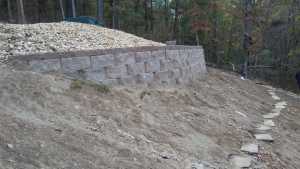 Keystone Block retaining wall