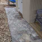 Native Stone Dock Walkway