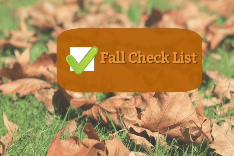 fall to do list