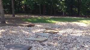 native stone flag stone stepping stones