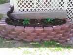 landscape raised block garden bed