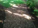 gravel walkway