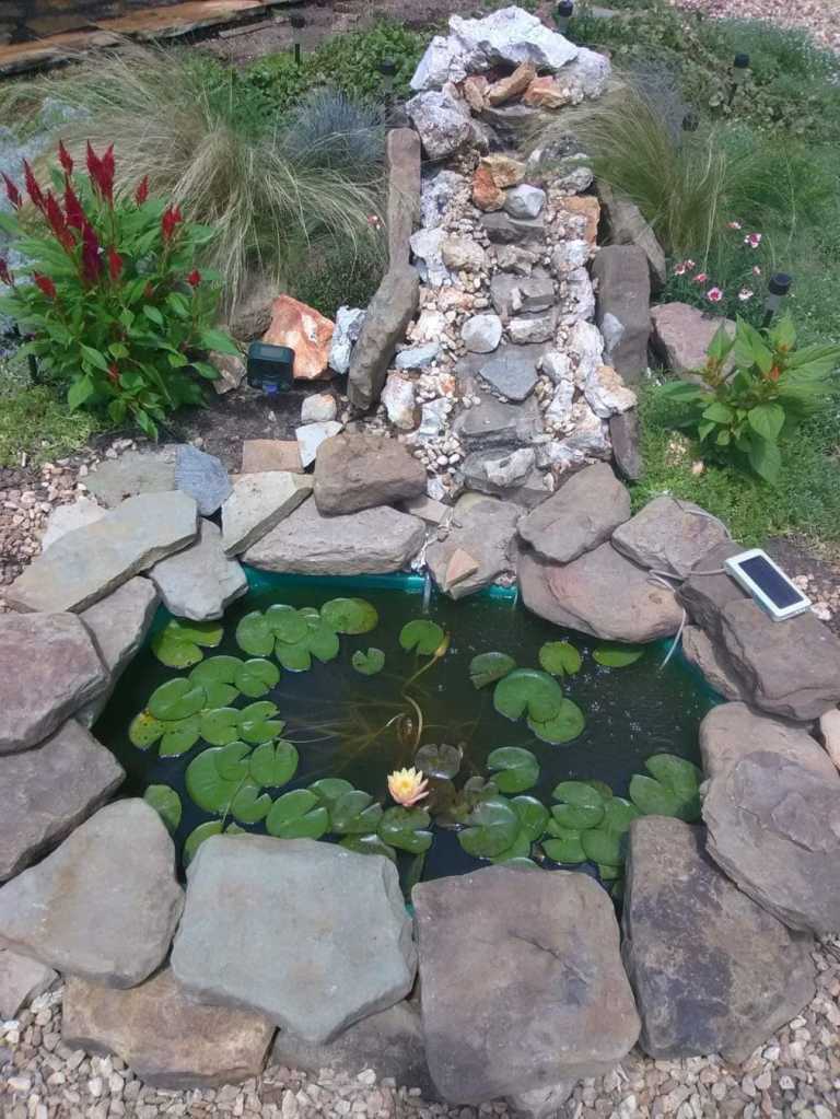 backyard fountain design