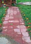 hardscape paver sidewalk