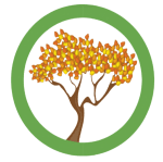 orange and yellow colored fall tree in green circle logo, employment opportunities
