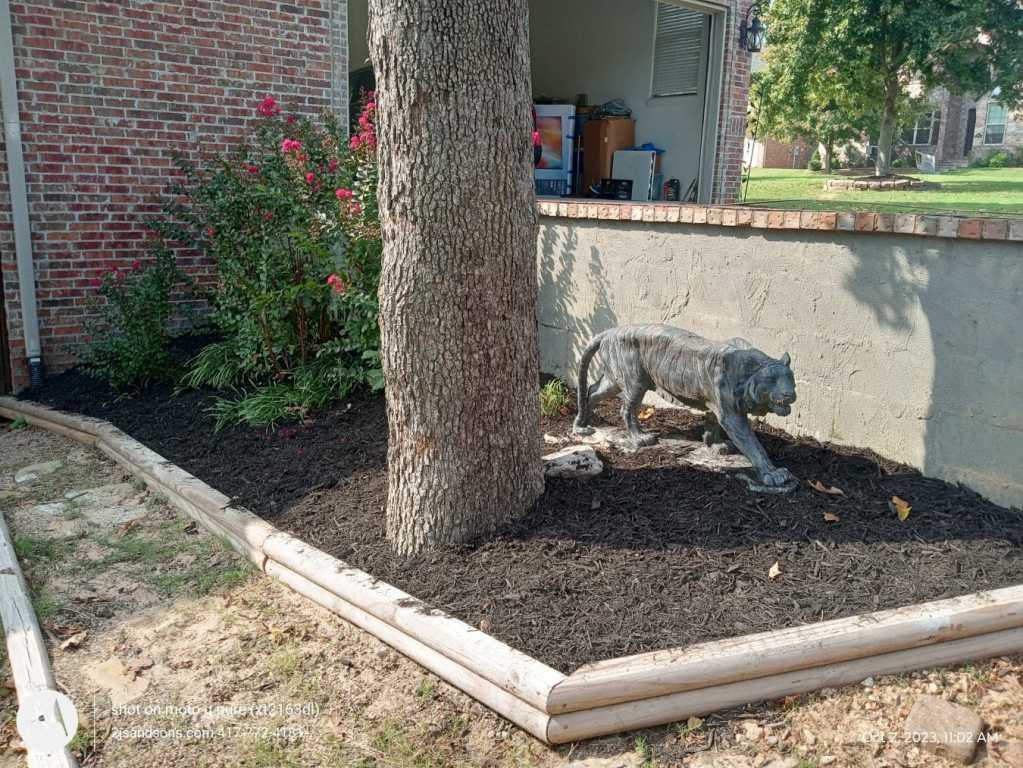 landscape timber raised garden bed